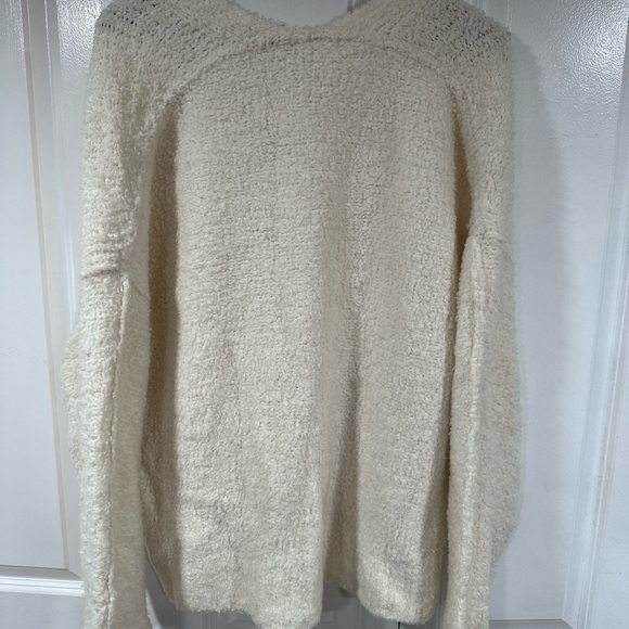 FREE PEOPLE Heather Cardi Stark White - Picture 5 of 7